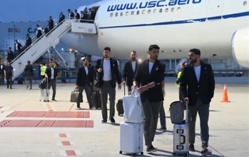 サッカーイラン代表がメキシコに到着