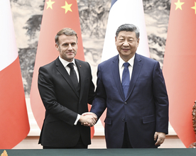習近平主席とマクロン仏大統領が共同記者会見―中国
