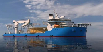 中国最大の自航式純電気駆動深海海底ケーブル敷設船「藍海領航」、江蘇省で進水
