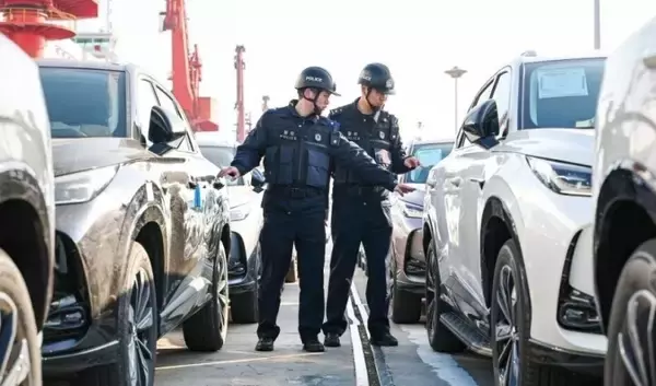 「連雲港通関地における新エネ車輸出が大幅に増加―中国」の画像