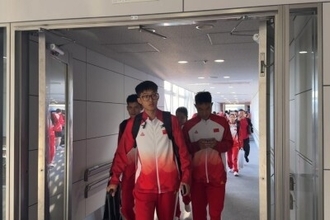 いざアジアパラ競技大会へ、中国選手団第1陣が名古屋入り