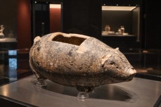 5000年前に作られた陶製のブタ、イノシシが家畜化されていった過程を記録