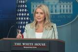 「ホワイトハウスのレビット報道官が8月末で退任へ―トランプ大統領」の画像1