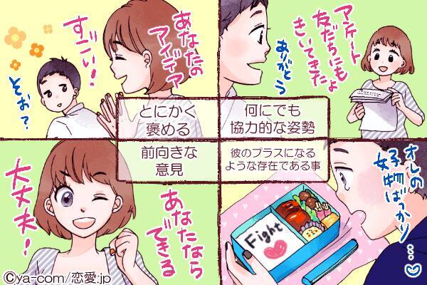 あぁ もっと褒めて 男が 元気100倍 になる 彼女の応援テク 4つ 18年6月8日 エキサイトニュース