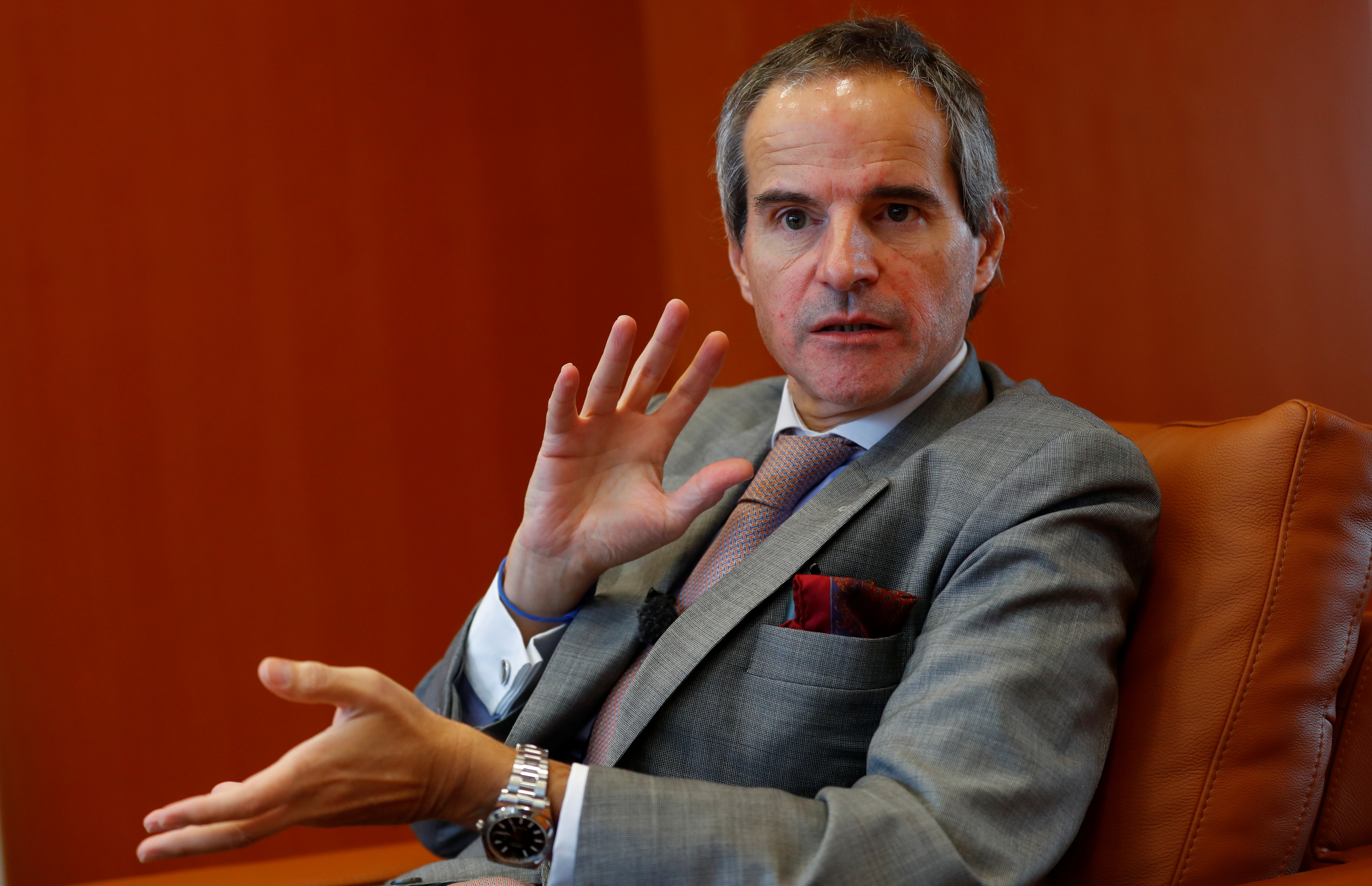 IAEA事務局長 対話に期待