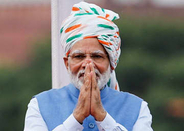 インド首相、今後25年以内の先進国入りに意欲　独立記念日演説