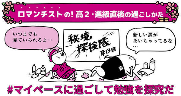 【高２向け】8つの性格タイプ別に謎人が解説！文理選択後の新学期の過ごし方