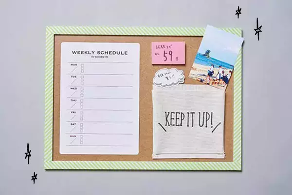 「100均DIY部！～スケジュールボードをDIY編～」の画像