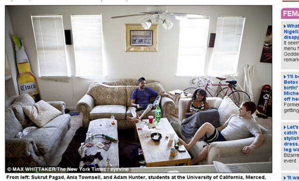 キャンパス近くの豪邸に月々1万6000円で住めるカリフォルニア大学マーセド校の学生たち 11年11月17日 エキサイトニュース