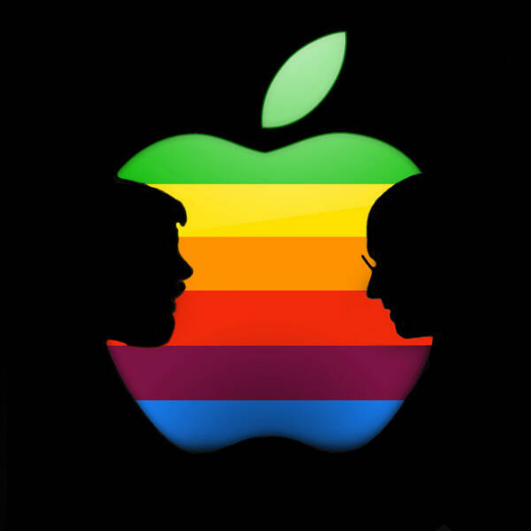 ジョブズとウォズが融合した虹色アップルマークが登場 11年11月17日 エキサイトニュース