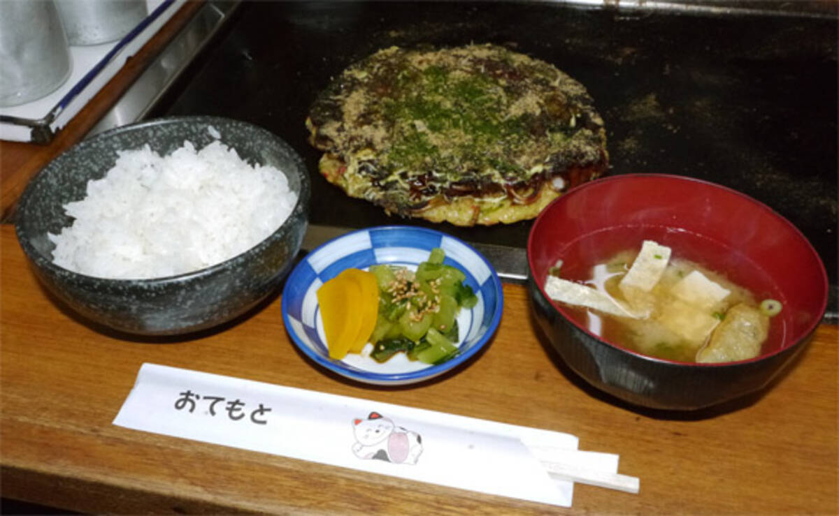 大阪人の常識 お好み焼きとご飯とみそ汁の お好み焼き定食 はアリなのか 12年7月26日 エキサイトニュース