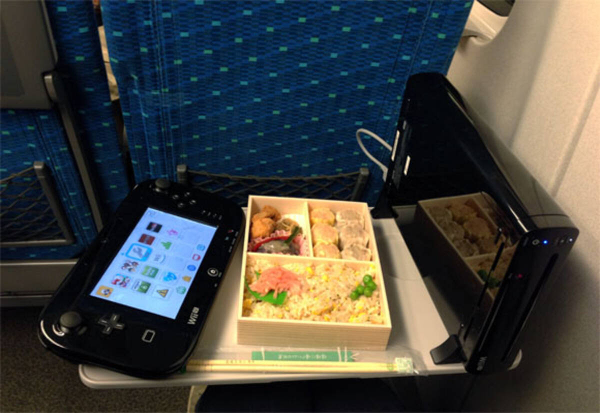 Wii Uは外出時も遊べる 新幹線に乗りながらwii Uで遊んでみた 12年11月26日 エキサイトニュース