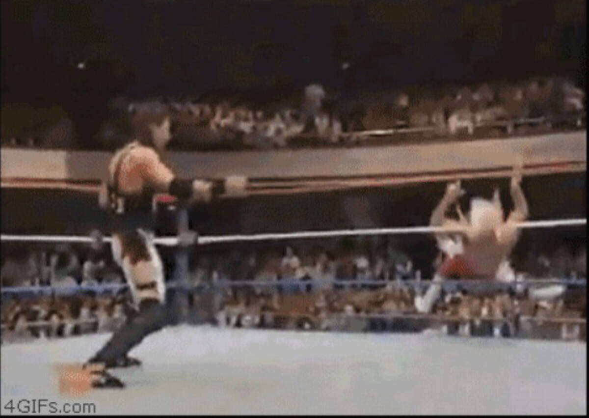 ちょっとせつないプロレス失敗gifアニメ16選 13年1月19日 エキサイトニュース