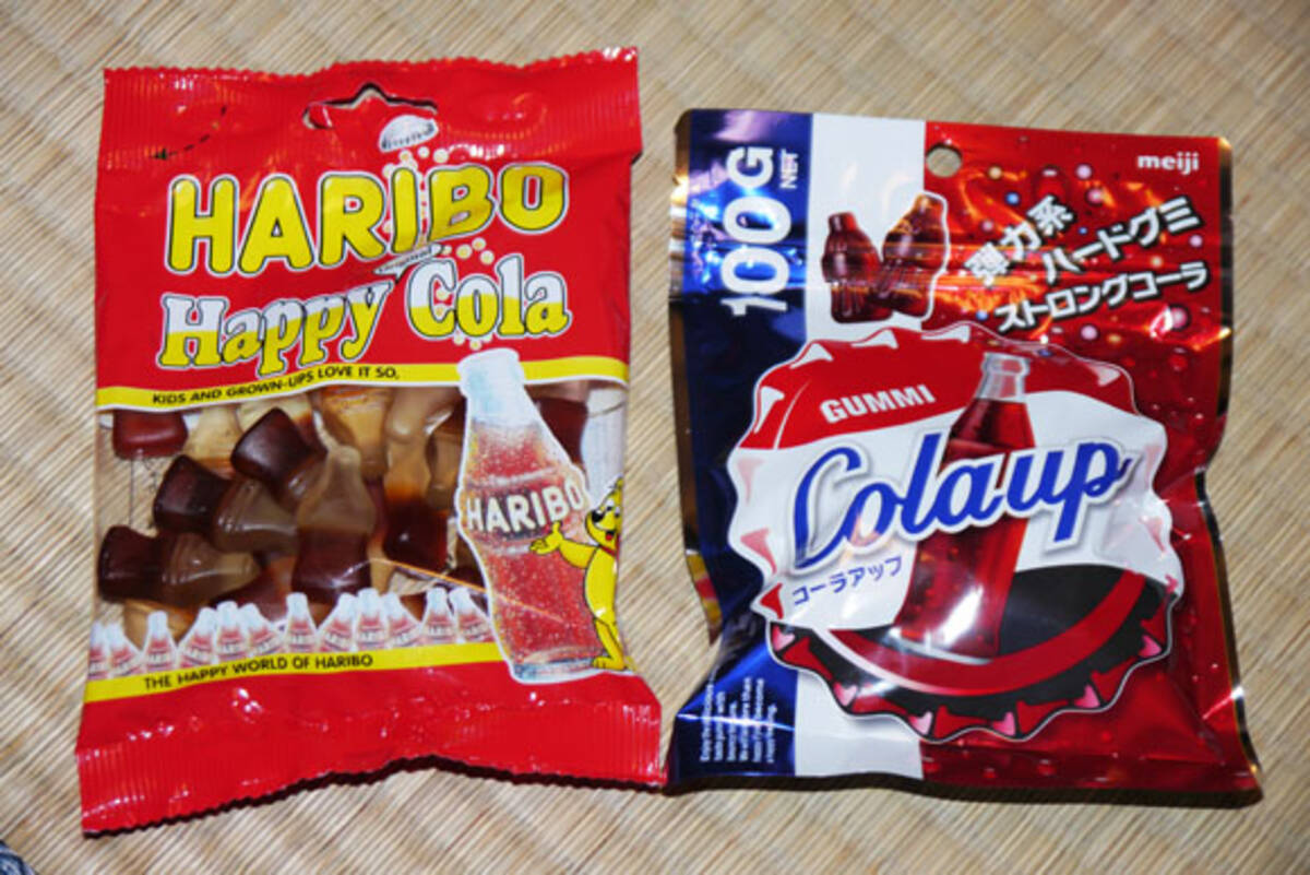 グルメ 弾力系ハードグミストロングコーラ コーラアップ100g と Haribo はどっちが美味いのか対決 14年3月7日 エキサイトニュース