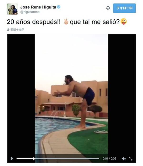 伝説から年 49歳のイギータがぽっちゃり体型ながらスコーピオンキックを見事に再現 15年9月8日 エキサイトニュース