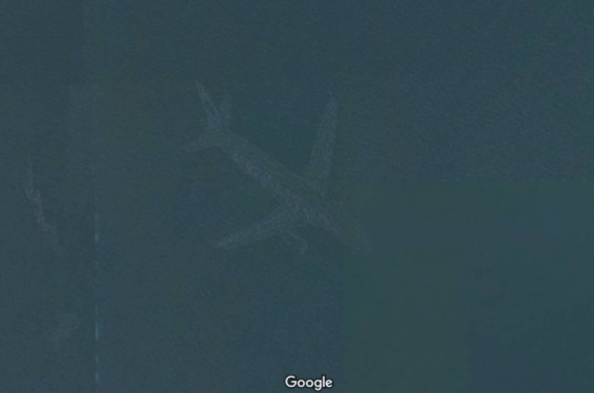 不気味 Googleマップの ある湖 に飛行機が沈んでいる Googleの回答はこうだった 16年2月26日 エキサイトニュース