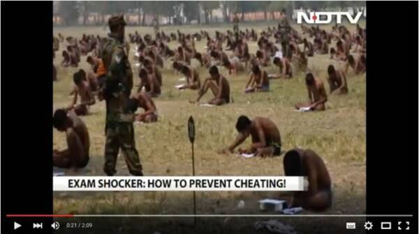 パンイチ試験 絶対にカンニングさせないぜ インド軍がパンツ一丁の入隊試験を実施 16年3月6日 エキサイトニュース