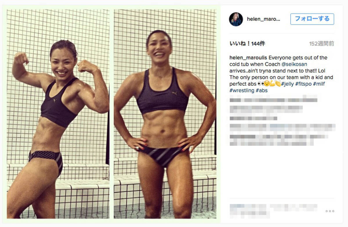 吉田沙保里を倒したマルーリスの元コーチ山本聖子の筋肉ボディが美しすぎる なお夫はダルビッシュ 16年8月19日 エキサイトニュース