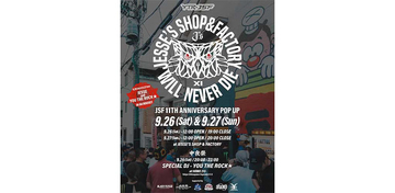 JESSE'S SHOP & FACTORYが11周年ポップアップ開催、YOU THE ROCK☆とのコラボアイテムも