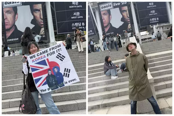 「オアシス来日直前、熱狂の韓国公演レポ　ボーンヘッドも「見守った」若きファンと新体制の邂逅」の画像