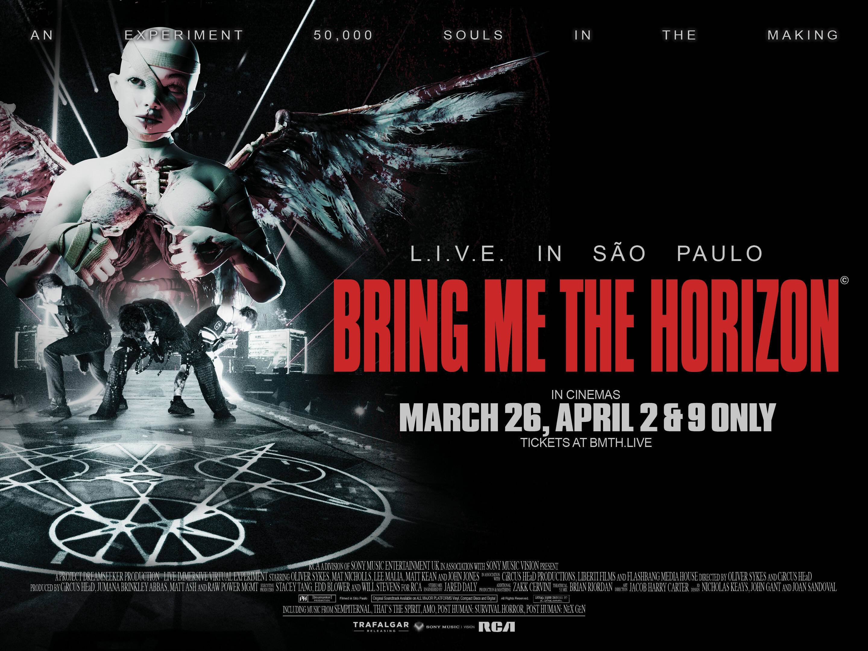 ブリング・ミー・ザ・ホライズン、初のライブ映画が日本上陸──「最狂の現場」サンパウロ公演を限定上映