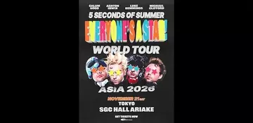 オーストラリア発の5 Seconds of Summer、8年ぶり来日公演決定