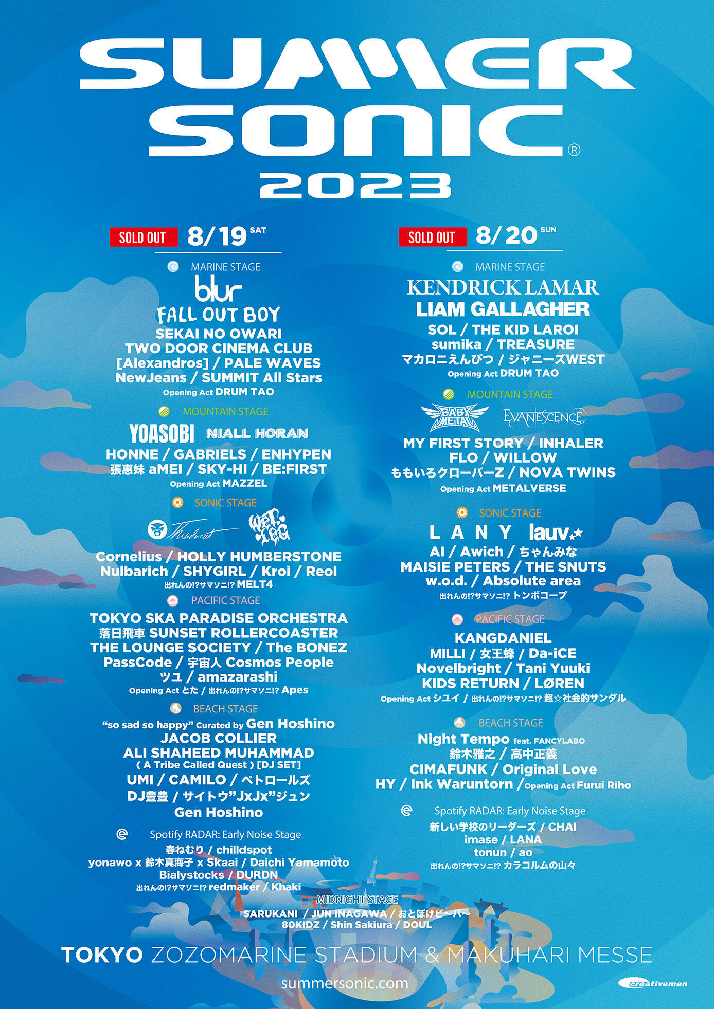 サマーソニック 今日に至る2022-2025年、そして2026年の展望──The 1975、ケンドリック・ラマー、BE:FIRSTらによる新たな伝説【5x5 Years of SUMMER SONIC Part.5】
