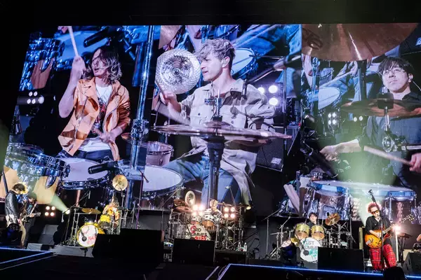 「[Alexandros]、歴代ドラマーが集結し交差した奇跡、TOYOTA ARENA TOKYO公演」の画像