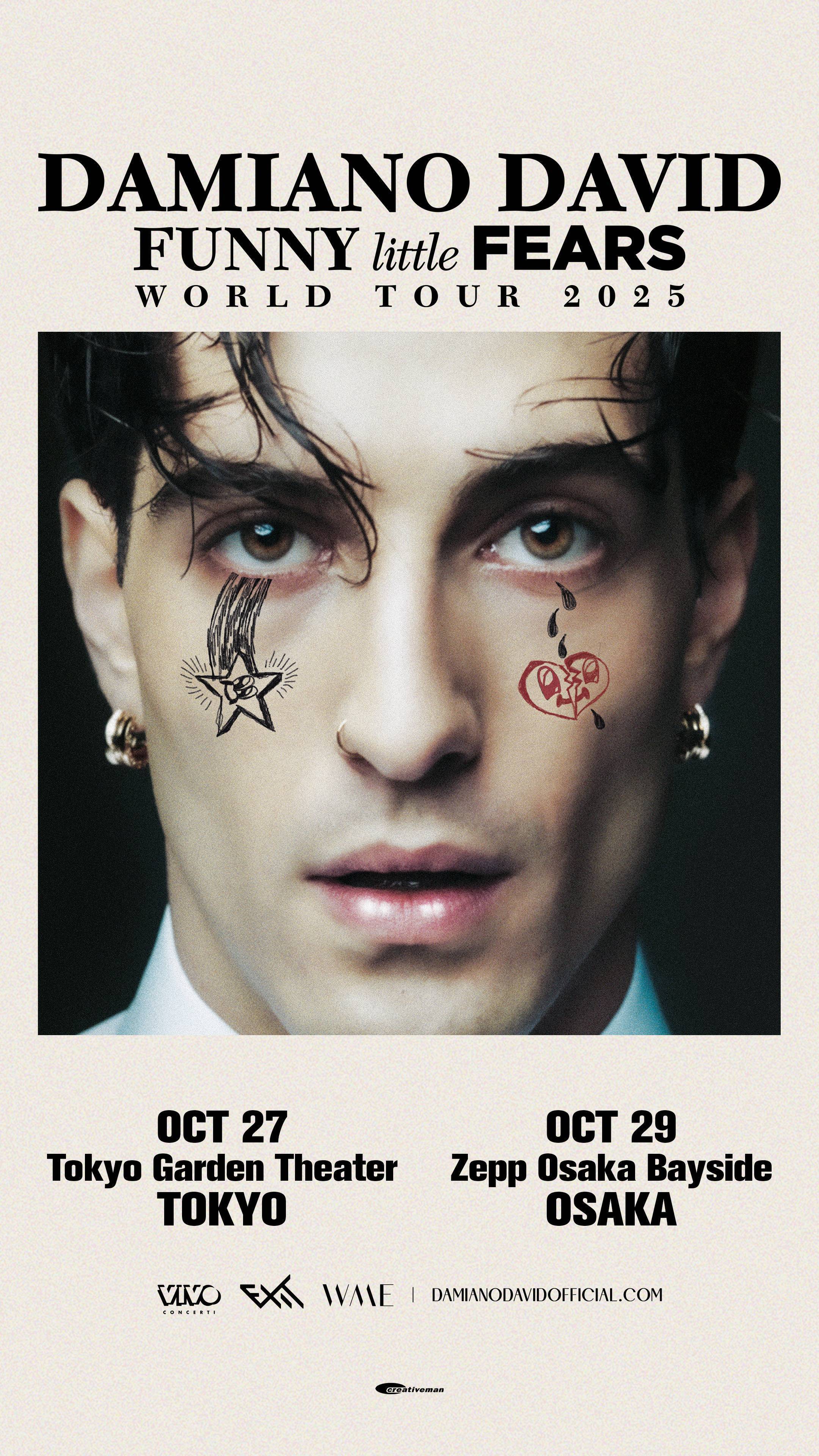 マネスキンのダミアーノ・デイヴィッドが語る「日本は特別な場所」ソロでの成功と再生の旅路