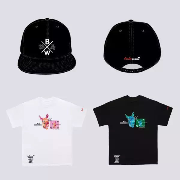 「ゼブラヘッド、日本のアパレルブランド「bakewall」とのコラボアイテムを発表」の画像