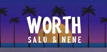 SALUとNENE（ゆるふわギャング）による「WORTH」ビジュアライザーが公開