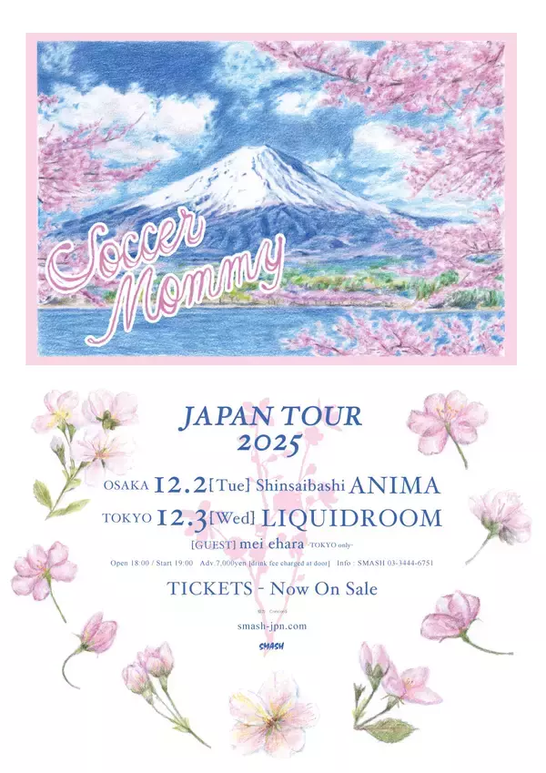 「Soccer Mommyが語る日本ツアーとmei eharaへの想い、最新作で追求した「かつてないほどのリアル」」の画像