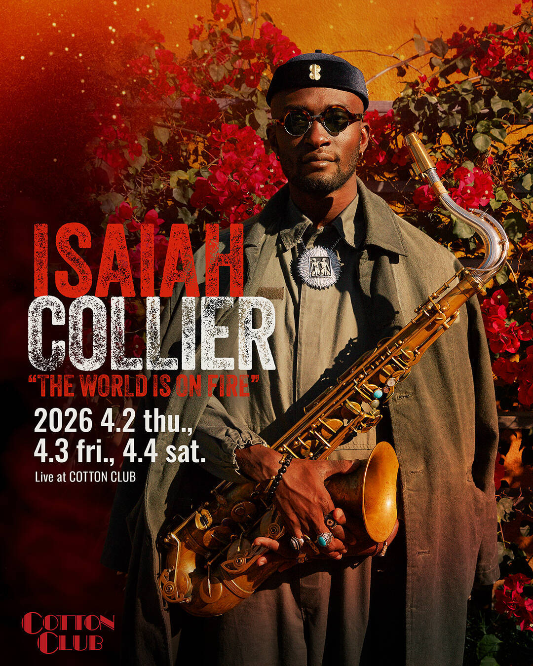 アイザイア・コリアー、コルトレーンの系譜を継ぐサックス奏者が語る「戦争の時代に立ち向かうジャズ」