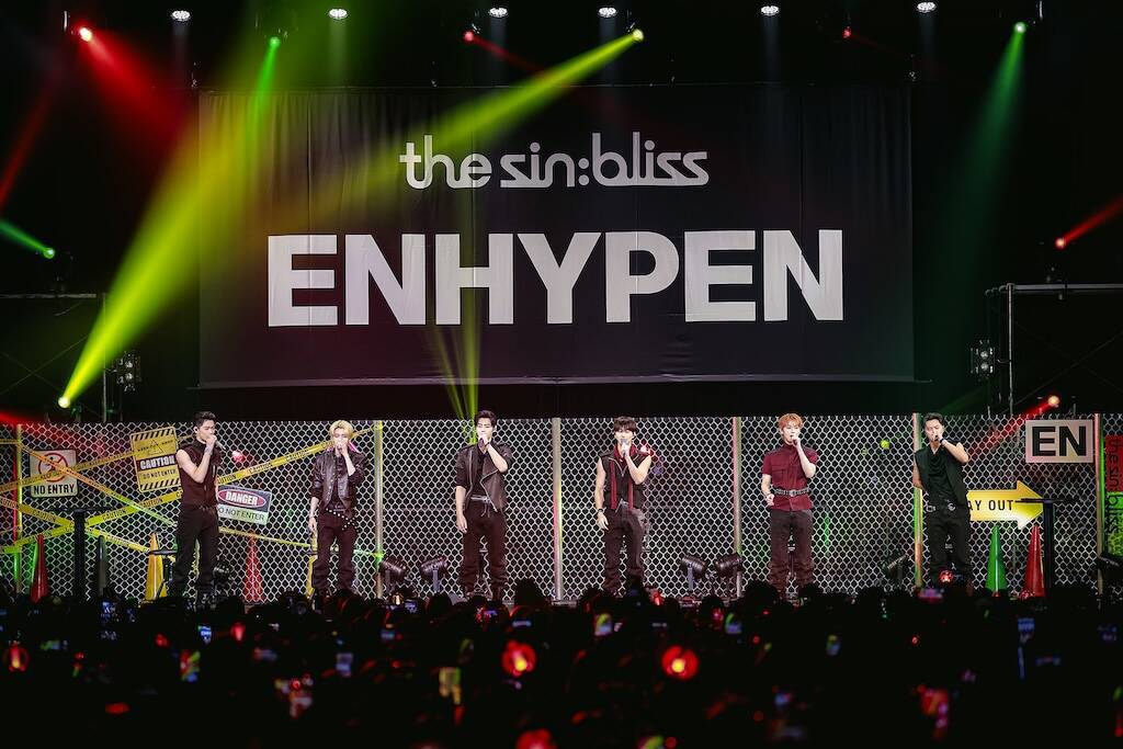 ENHYPEN、初の『Billboard 200』1位を携え、豊洲PITでショーケース開催「Bloody Paradise」日本初披露