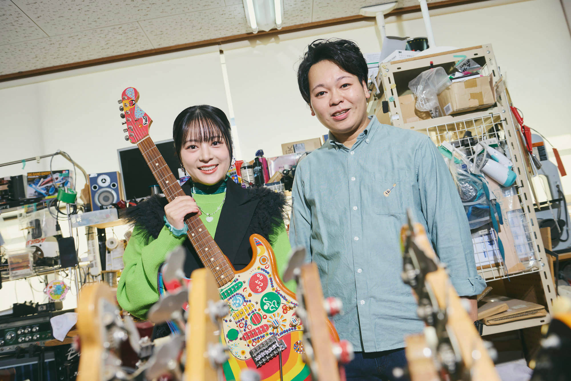 竹内夢が語る、「ウタヒメドリーム」との出会い、リペア職人と熱弁する「ギター愛」