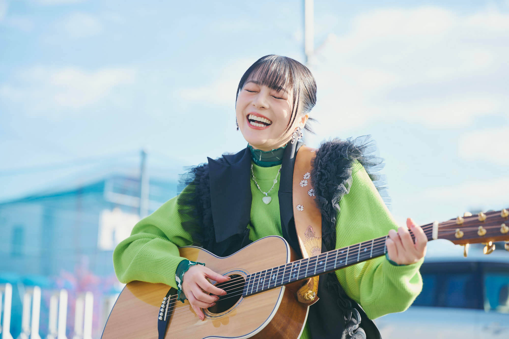 竹内夢が語る、「ウタヒメドリーム」との出会い、リペア職人と熱弁する「ギター愛」