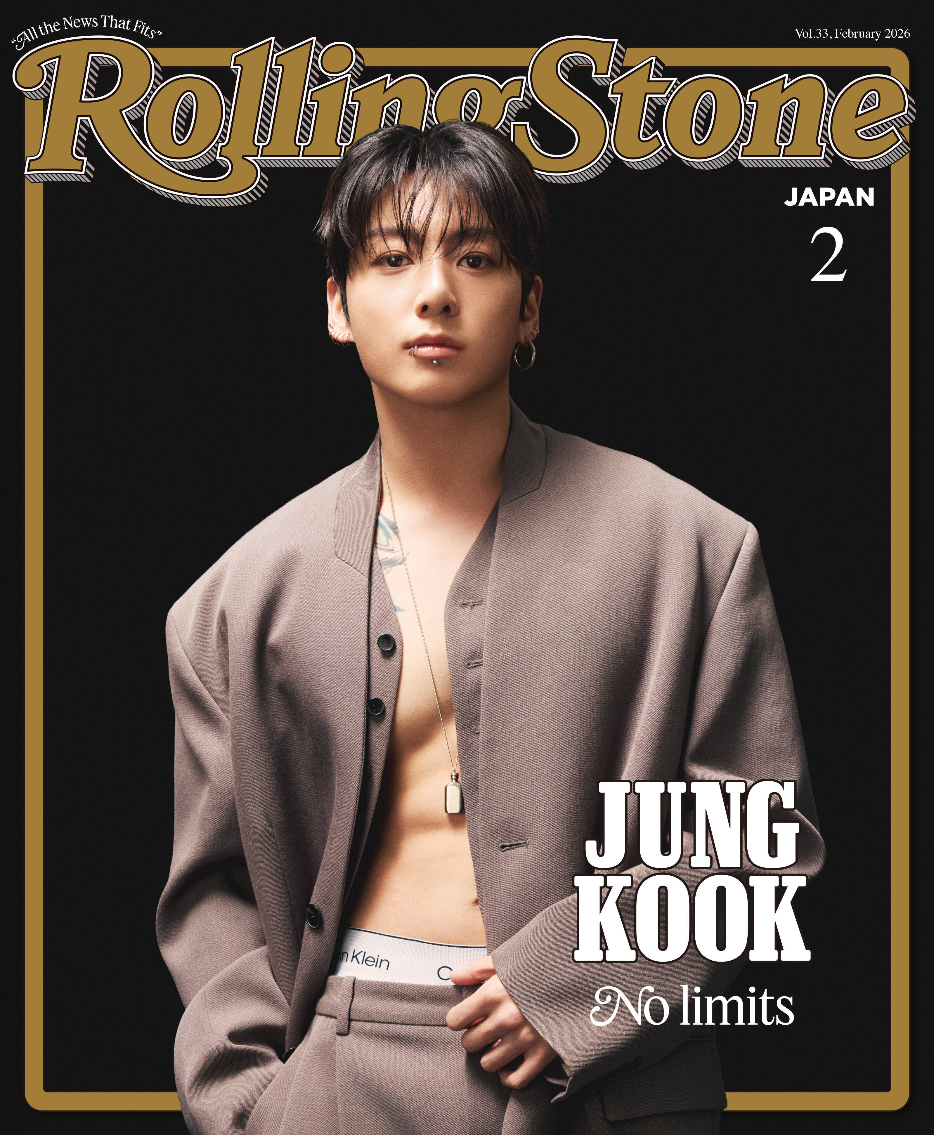 BTSのJUNG KOOK、Rolling Stone Japan ダブル表紙ビジュアル解禁 「限界のないアーティスト、それが僕の目指す姿です」