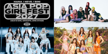 HANA、4EVE、BINIの3マンライブ「ASIA POP GIRL FEST 2027」開催決定　日本、タイ、フィリピンを舞台に3カ国のガールズグループが集結