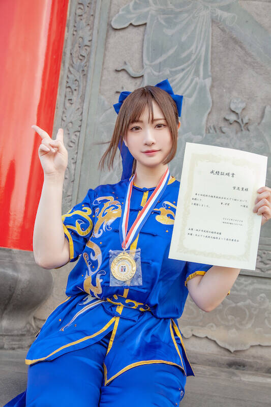 美女コスプレイヤー・すみれおじさん、中国武術大会で3位入賞の快挙！