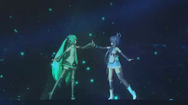 「初音ミク、中国No.1のバーチャルシンガー洛天依（ルォ・テンイ）初コラボ！ 日中トップのバーチャルシンガーによる近未来のエンタテインメントを先取り！」の画像