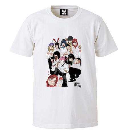 WACK所属のBiSH、BiS、GANG PARADE、EMPiREとJUN INAGAWAによるコラボT 