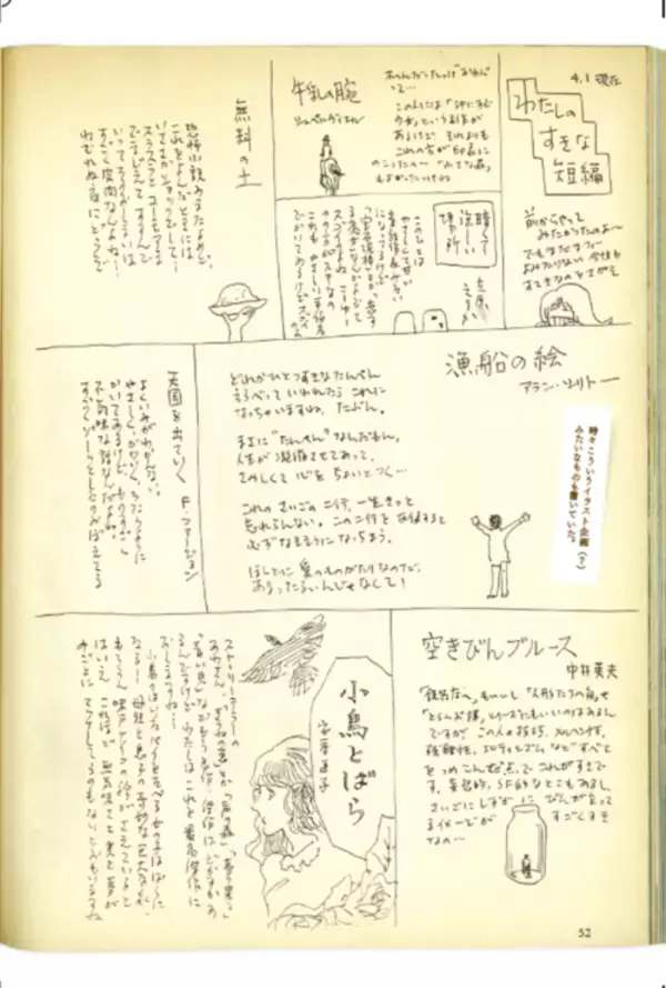作家・恩田陸がデビュー前に書いていたイラスト満載の超個人的な直筆創作ノート全24ページ！