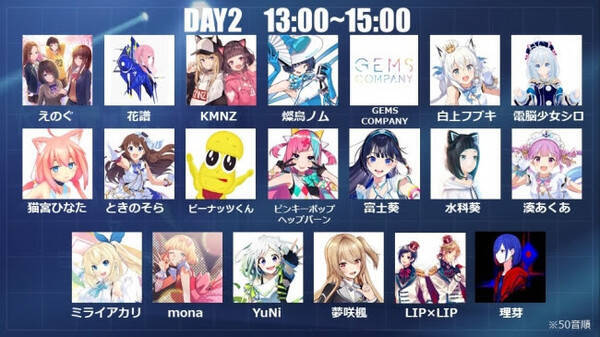 Vtuber Fes Japan ニコニコネット超会議2020で開催 総勢50名以上の出演者が登場 2020年3月26日 エキサイトニュース