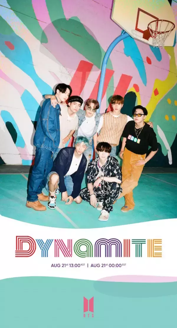 「BTS「Dynamite」"エネルギッシュ、完全体"な集合写真公開！」の画像