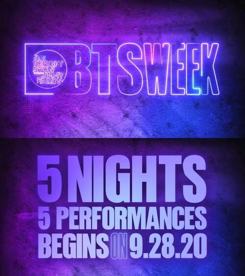 BTS、米NBC'Jimmy Fallon Show'出演！ 28日から5日間'BTS Week'で会える"5日間5曲のパフォーマンス"！