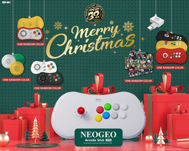 NEOGEOの人気ゲームを40作品収録「NEOGEO Arcade Stick Proクリスマス限定セット」予約開始！