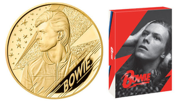 「デヴィッド・ボウイ」1キロ金貨が2月22日に登場、世界限定11枚のうちの1枚が日本に上陸！