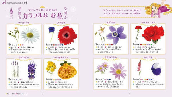 ディズニープリンセス とお花の組み合わせで プリンセス気分をたっぷり楽しめる 新感覚のお花の図鑑が誕生 21年4月14日 エキサイトニュース