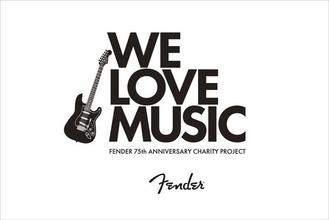 ＜フェンダー＞日本を代表する総勢15名のギタリスト・ベーシストによるチャリティソング「WE LOVE MUSIC」11月10日 配信開始！
