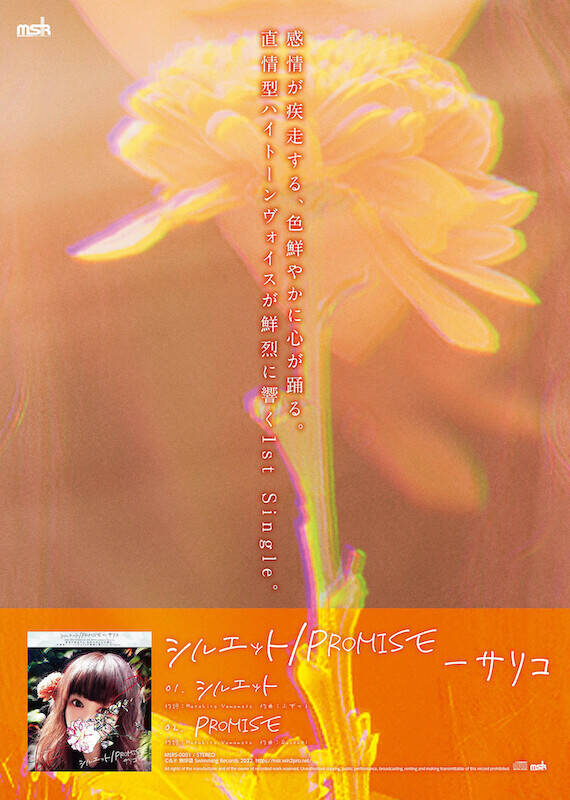 Ellegarden 高田メタルがレーベルヘッドの音楽レーベルより 実力派女性シンガー サリコの1stシングル シルエット Promise リリース 22年4月14日 エキサイトニュース